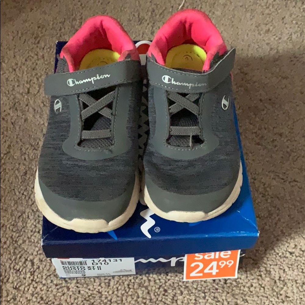 Pink champion sneakers